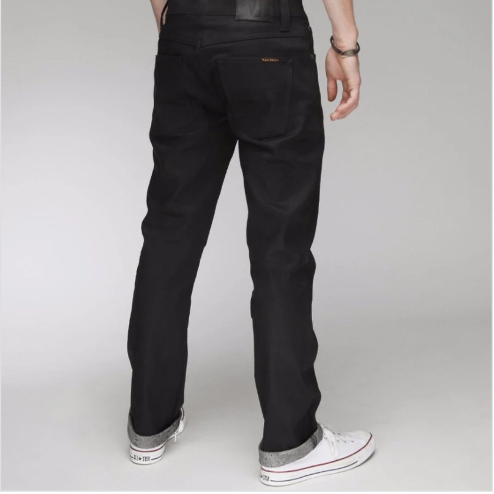 Nudie Jeans Slim Jim - Original Dry Black - Mens W32 L34